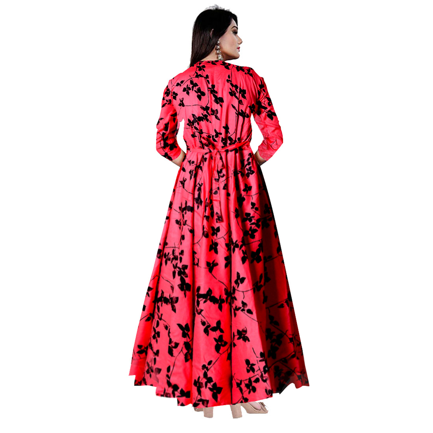Mudrika Women Rayon Long Maxi Gown/Dress